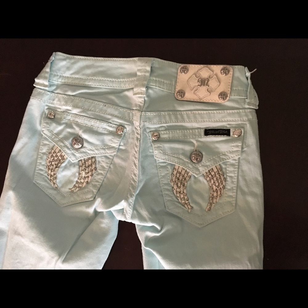 Miss me baby blue jeans